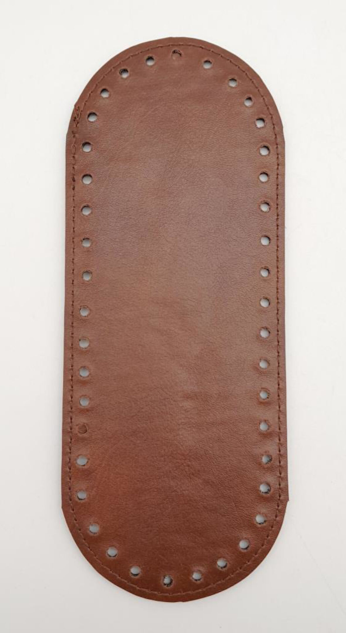 Çanta Aksesuar Suni Deri Taba Renk 20X8 cm Oval Çanta Tabanı