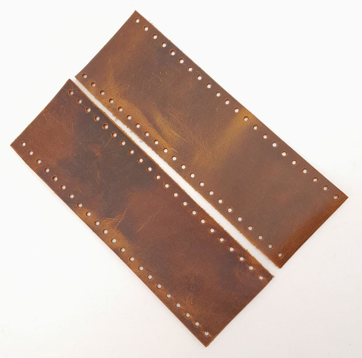 Nusrat Bilişim Çanta Aksesuar Crazy Oil Hardal Gerçek Deri Tutma Sapı 18X6 Cm Simit Sap