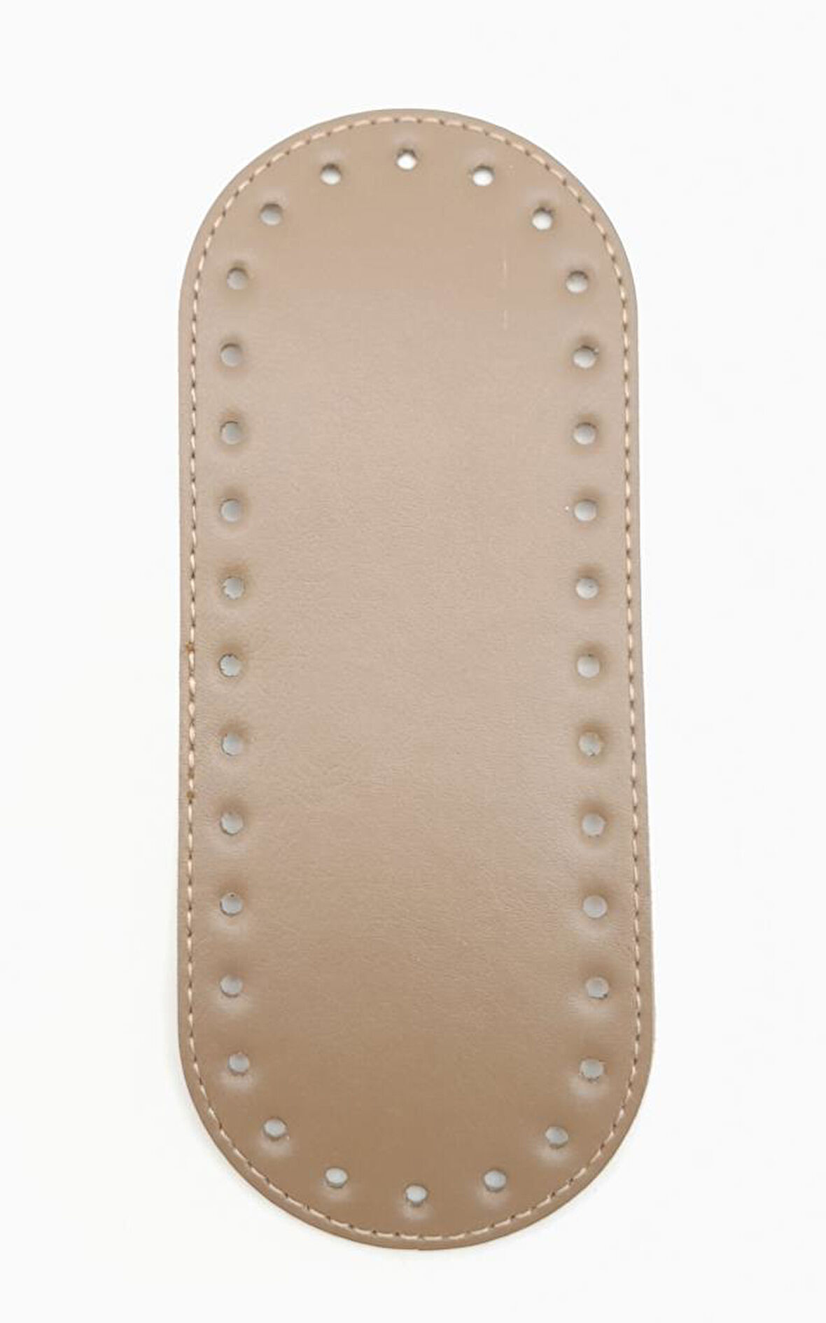 Çanta Aksesuar Suni Deri Vizon 20X8 cm Oval Çanta Tabanı