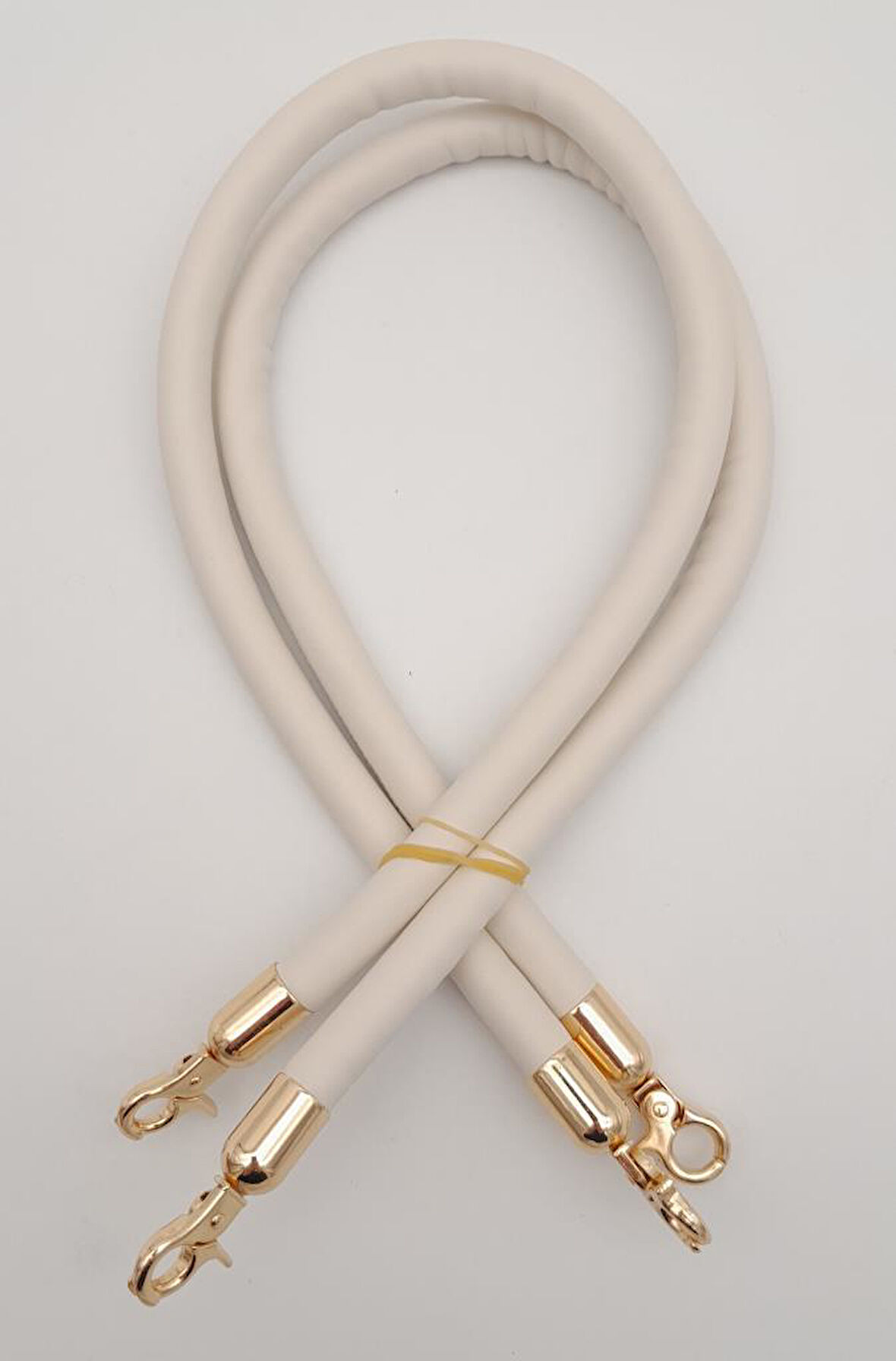 Çanta Aksesuar Çift Kordon Çanta Sapı Bej Renk Light Gold Metalli