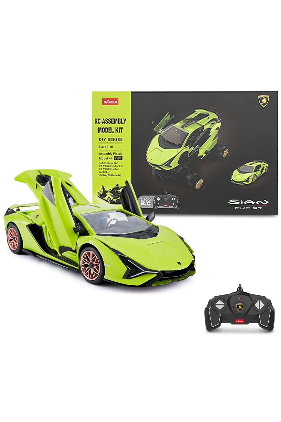 Lamborghini Sian Yapım Seti – 1:18 Uzaktan Kumandalı Model Kit