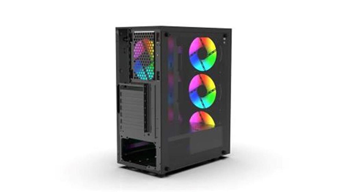 Inca Emg-17XB 4X1200mm Kumandalı ARGB Fan Gaming Computer Case