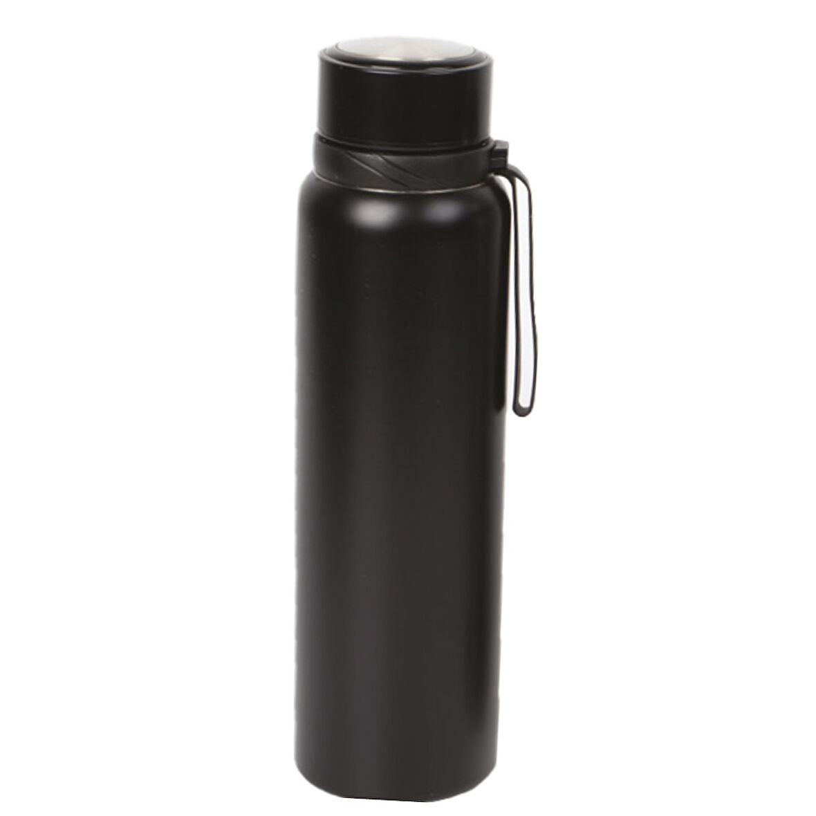 Süzgeçli Paslanmaz Çelik Termos (1000 ML) - Siyah