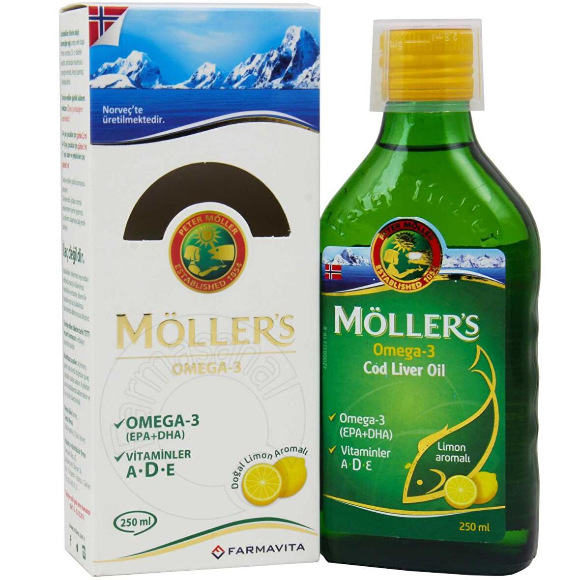 Möller's Omega 3 Balık Yağı Limonlu 250 ML