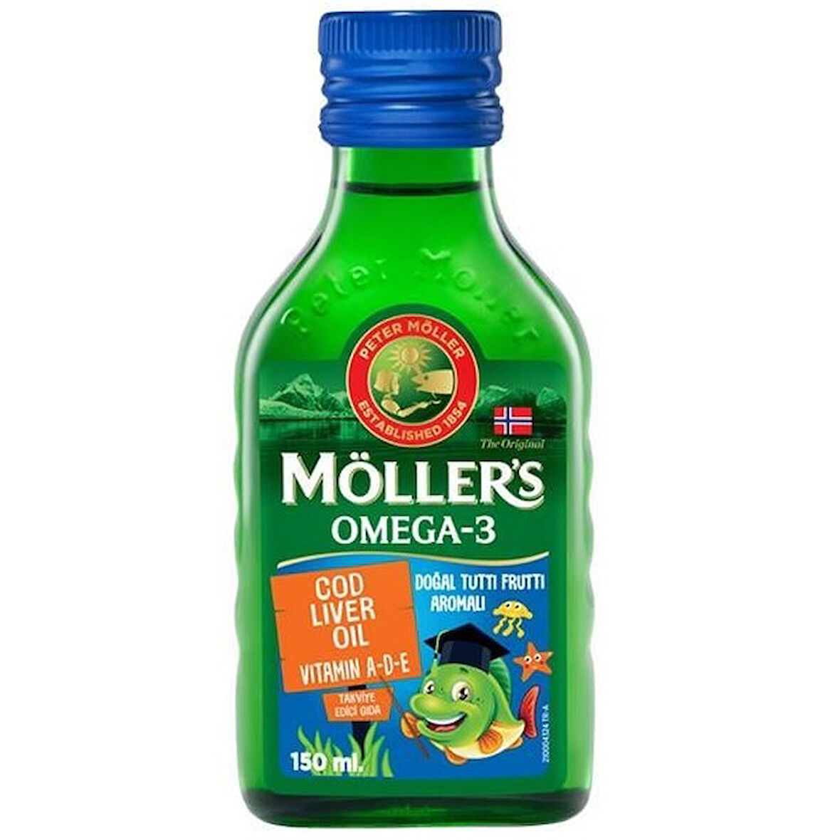 Möller's Omega-3 Balık Yağı Şurubu Tutti Frutti 150 ml-KUTUSUZ