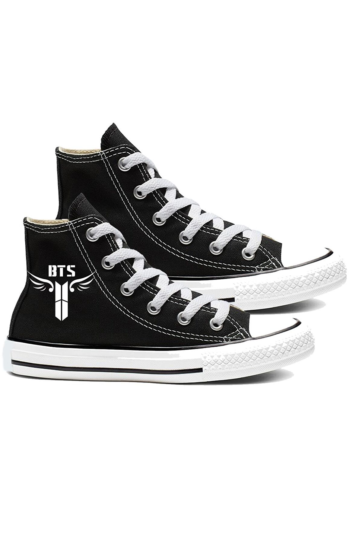 BTS Bangtan Boys Wings Canvas Design Sneaker Spor Ayakkabı
