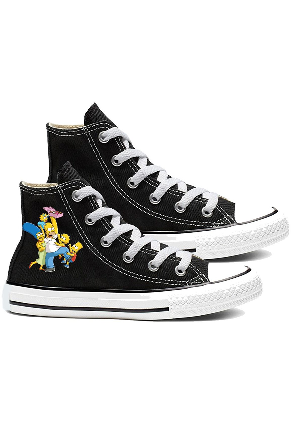 Simpson Canvas Design Sneaker Spor Ayakkabı