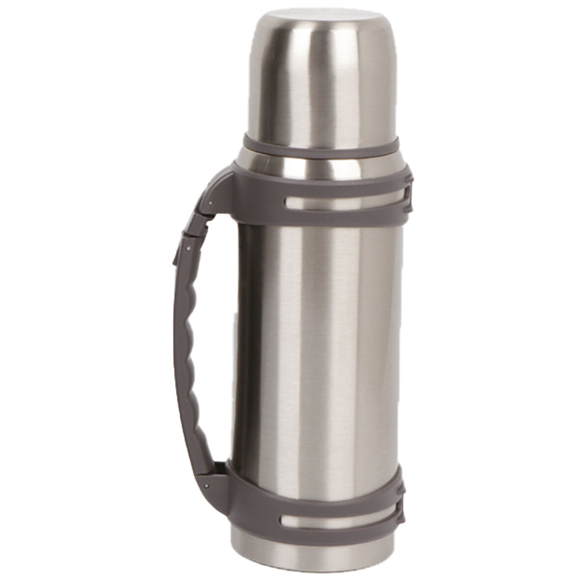 Tutacaklı Paslanmaz Çelik Termos (1300 ML) - Gümüş