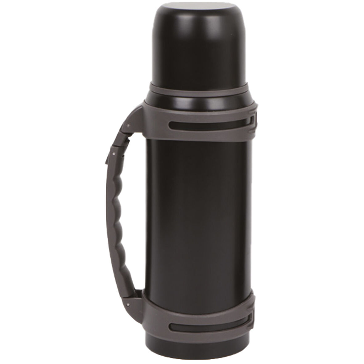 Tutacaklı Paslanmaz Çelik Termos (1300 ML) - Siyah