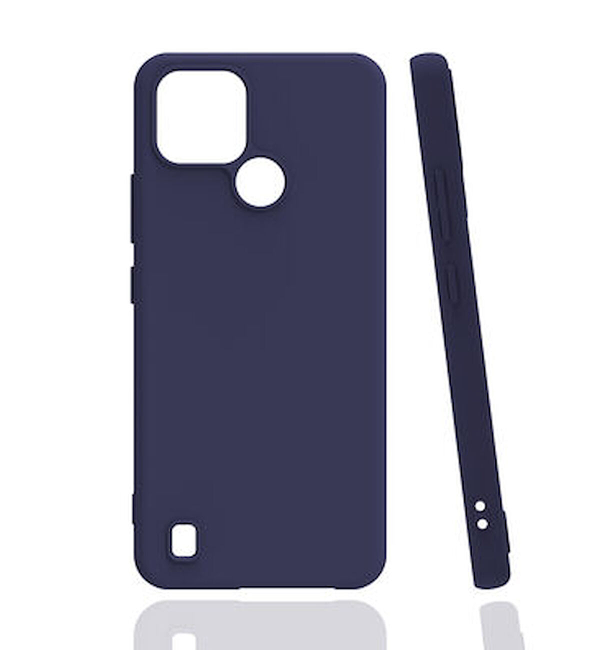 Realme C21 Kılıf Esnek Yapılı Yumuşak Dokulu Soft Biye Premium Kapak