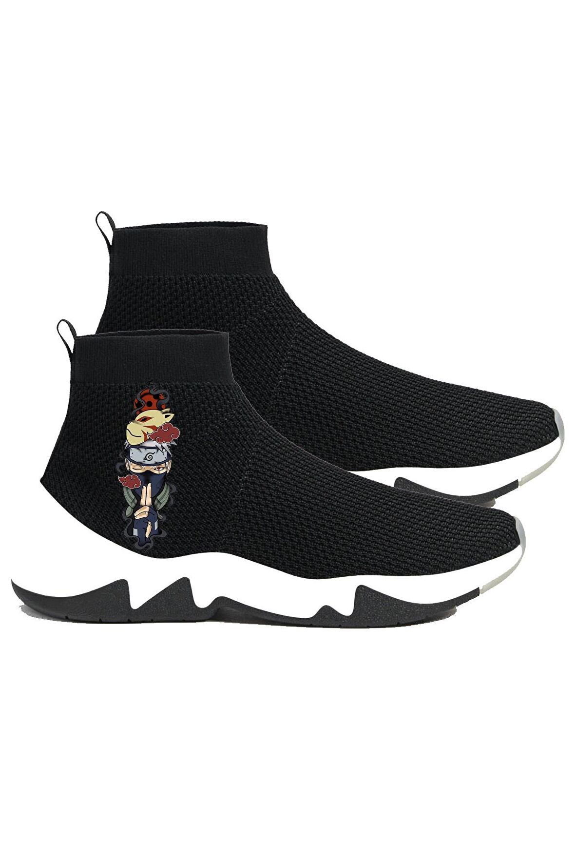 Anime Naruto Çorap Design Sneaker Spor Ayakkabı
