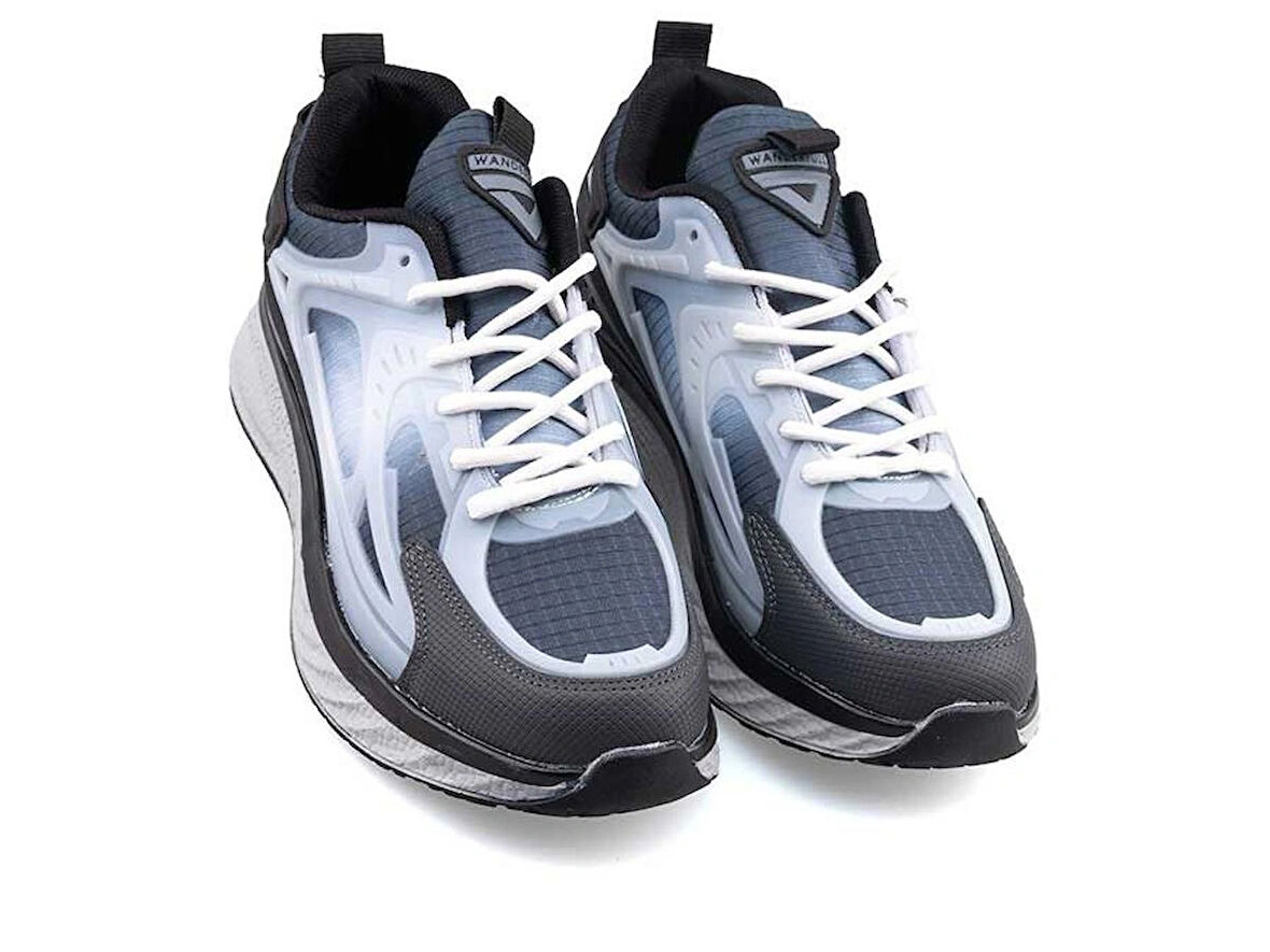 WANDERFULL 4267 Erkek Sneaker Spor Ayakkabı SİYAH_BUZ