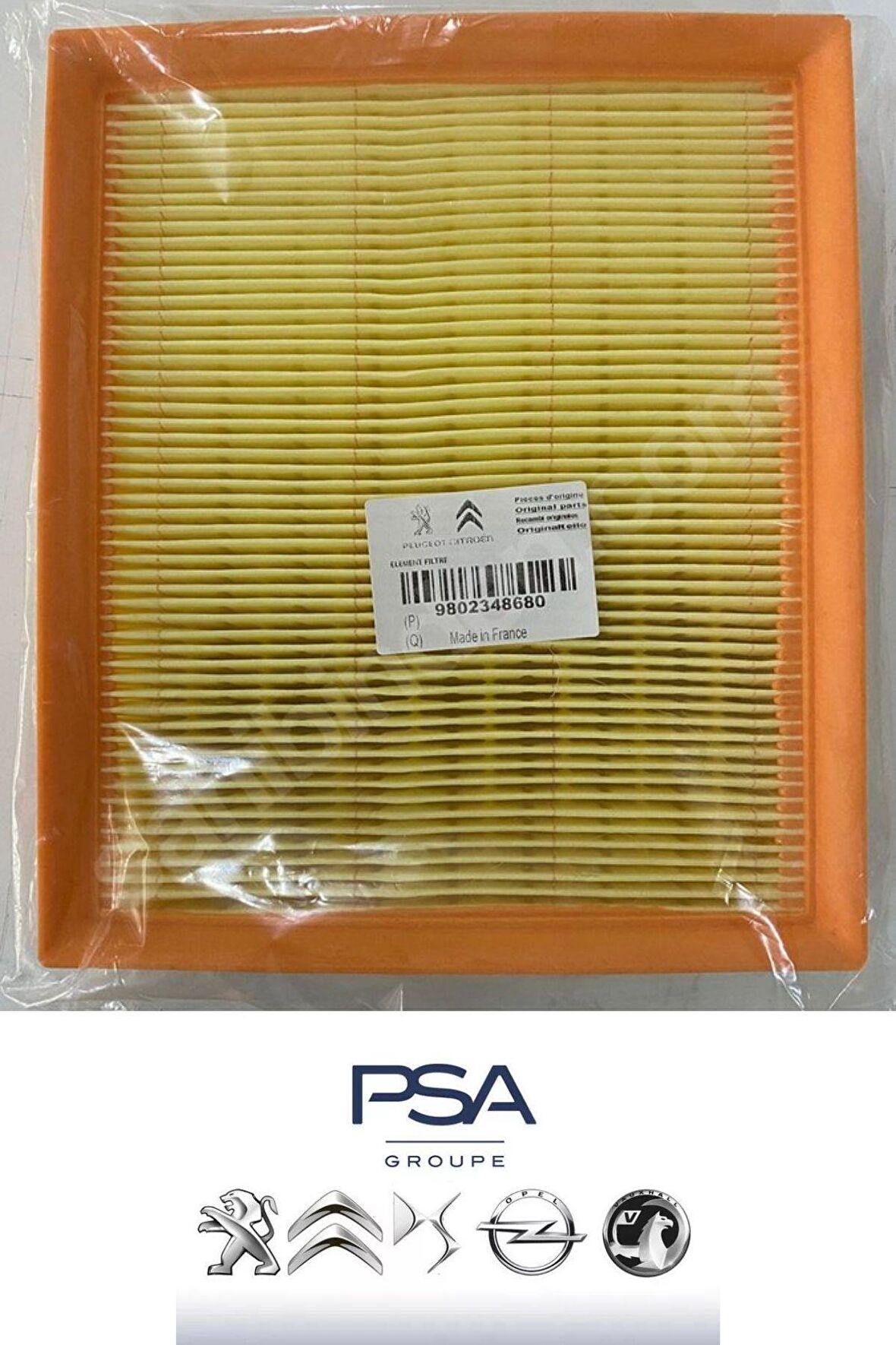 Hava Filtresi Dizel EURO 6 (WGA1222-9802348680)