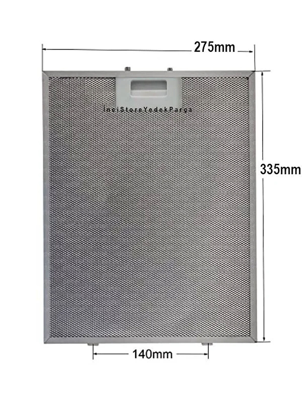 3108 Caspia Aspiratör Davlumbaz İçin Alüminyum Filtre 275×335 mm Class