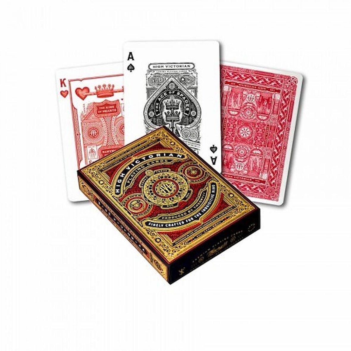Theory11 High Victorian Red Kırmızı Cardistry Kartı Kartları