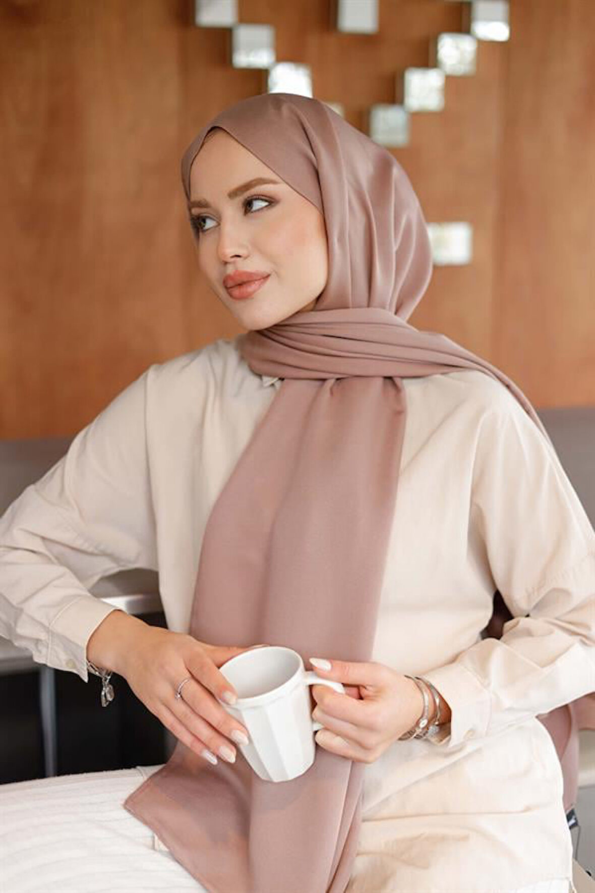 Line Şal Vizon