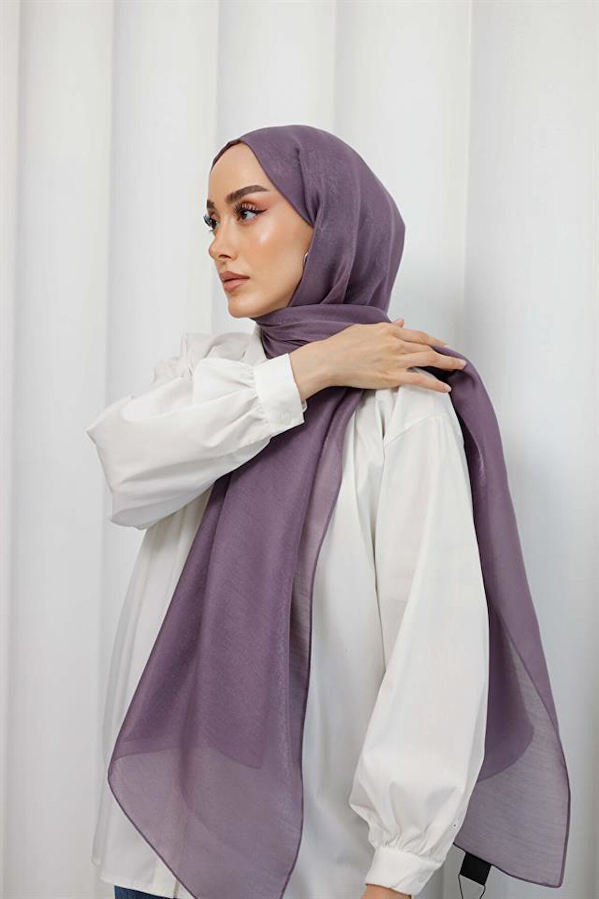 Abiye Şal Mor
