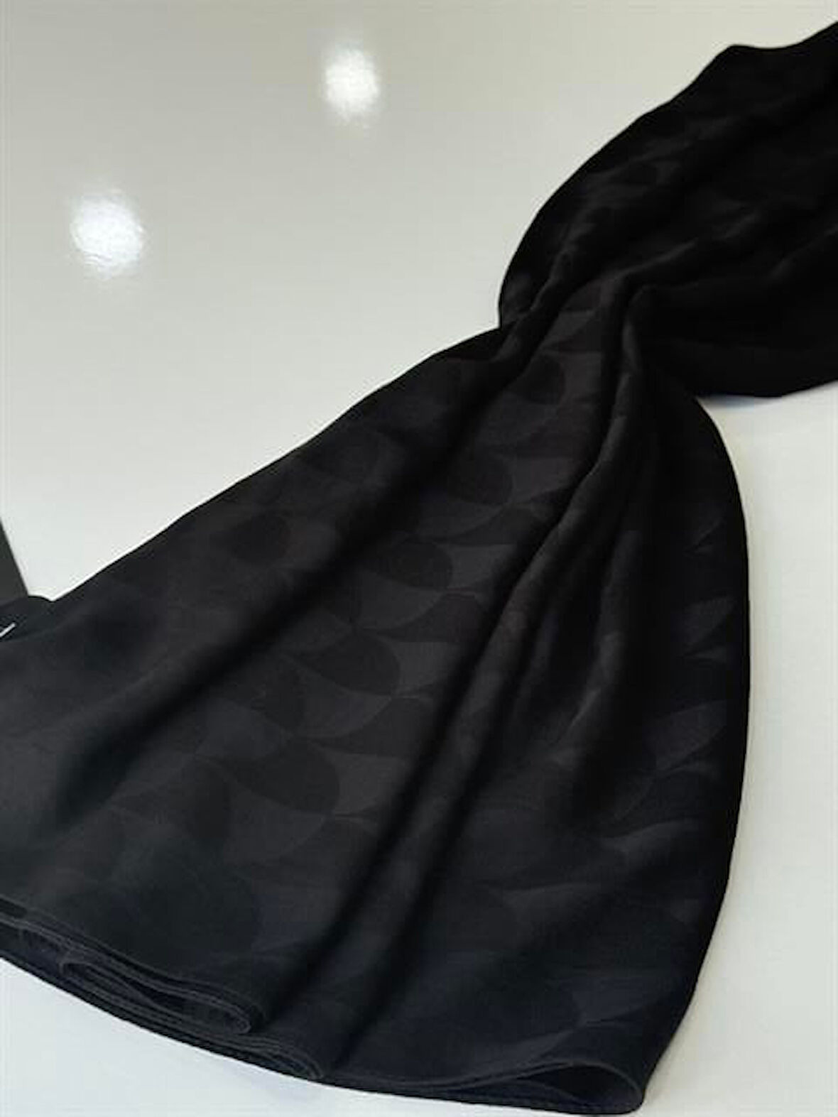 Badem Kraş Şal Siyah