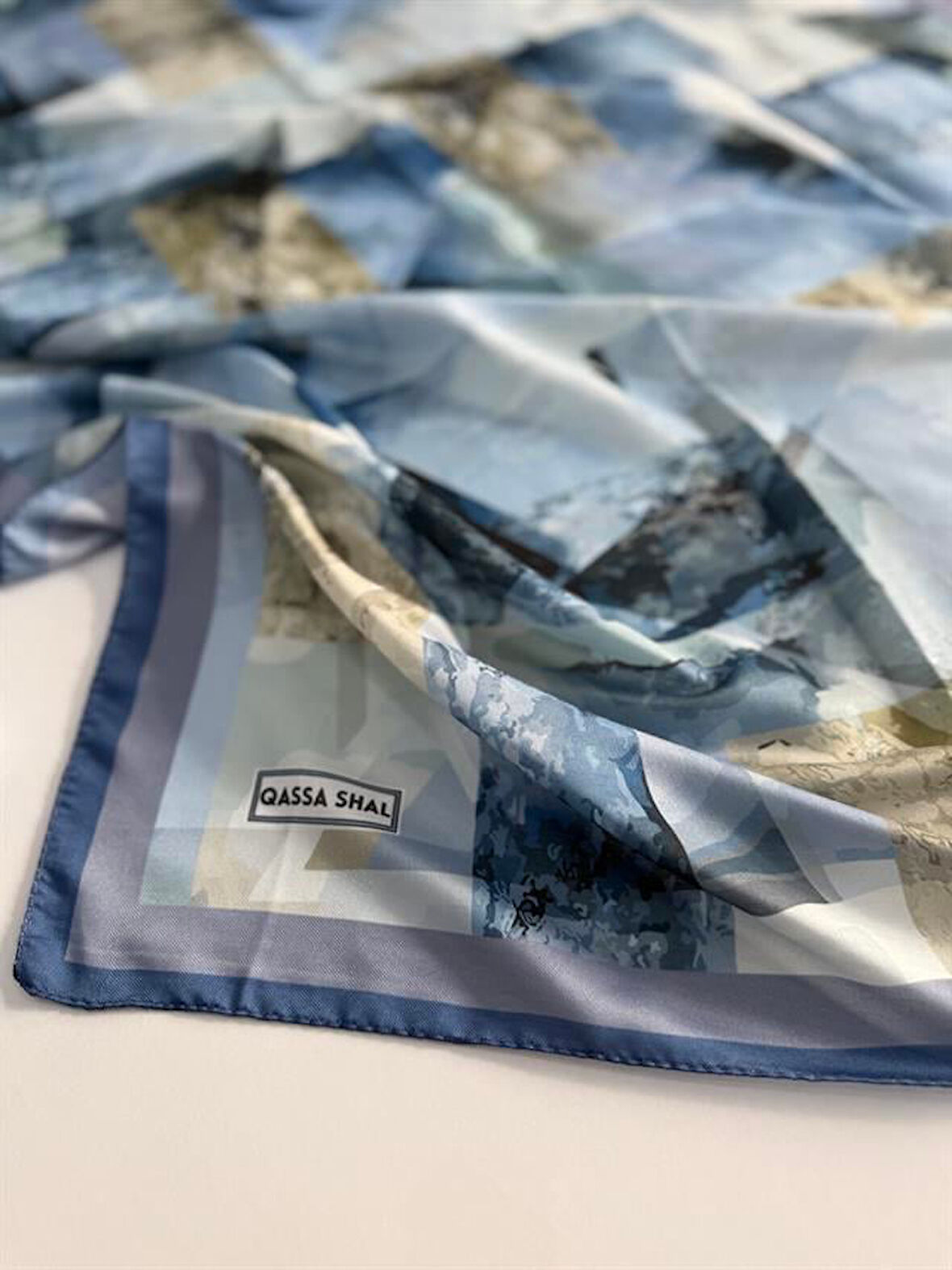 Ice Serisi Şal Lacivert