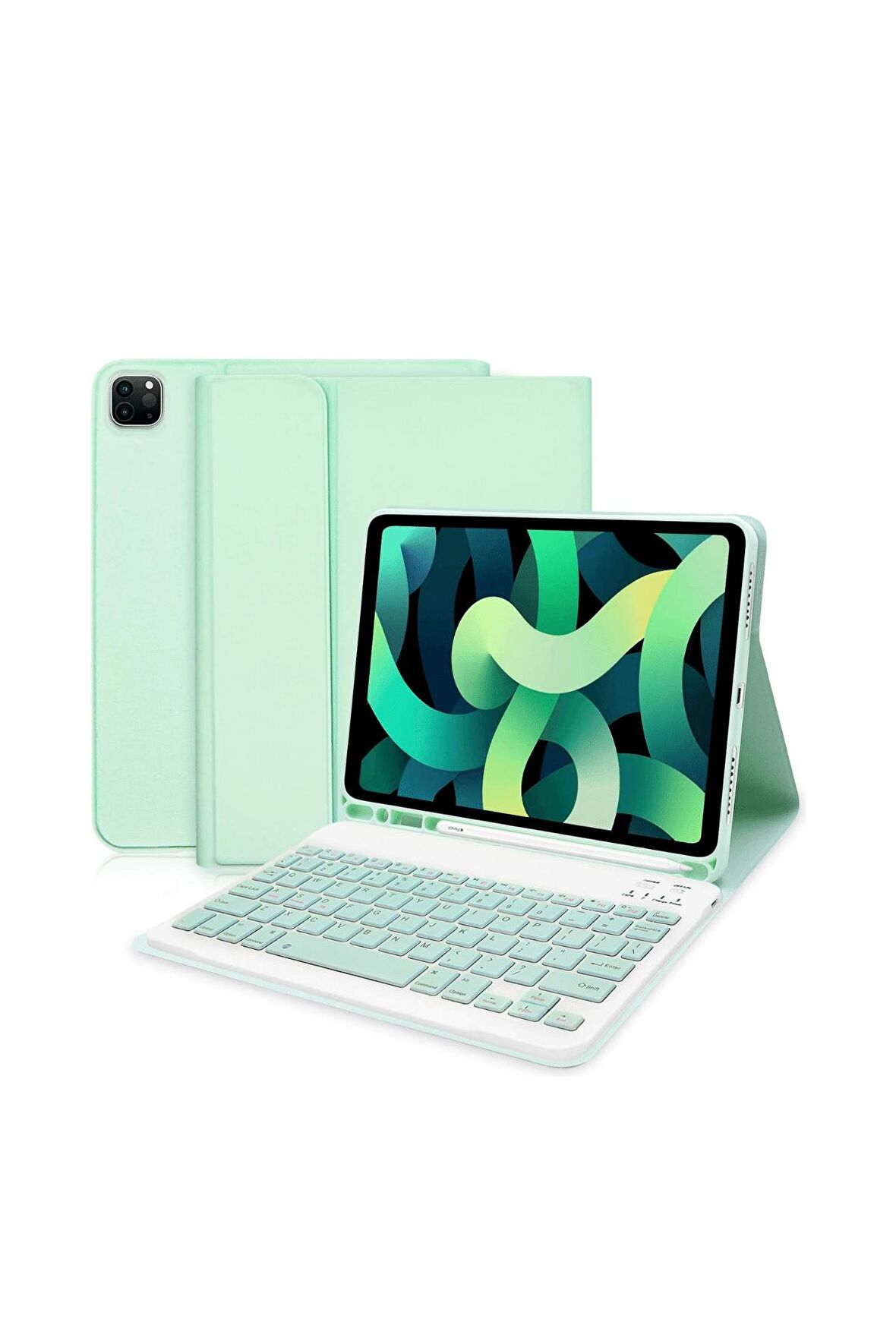 Qpen iPad Air 2 9.7 inç  Uyumlu Klavyeli Tablet Kılıfı