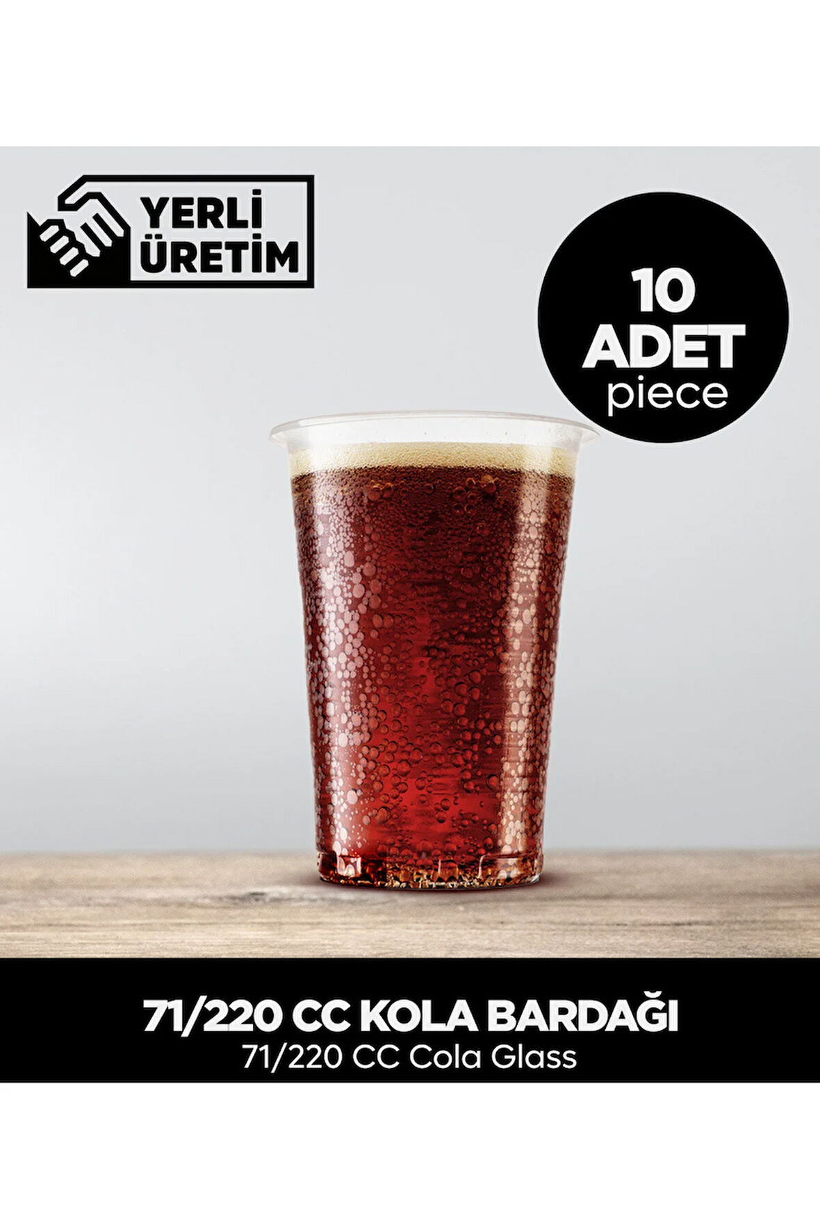 71/220 CC Kola Bardağı 10 Adet