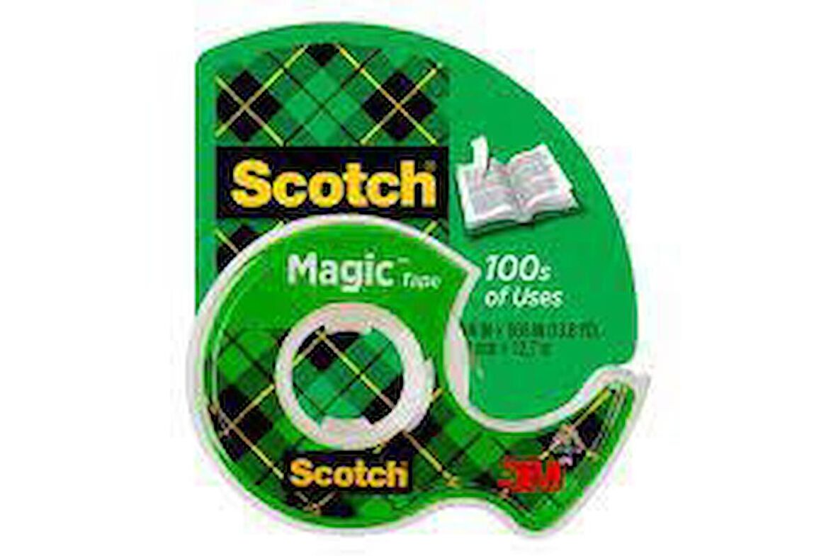 3M 810 MAGIC TAPE 19MM*7,5MT KESİCİLİ