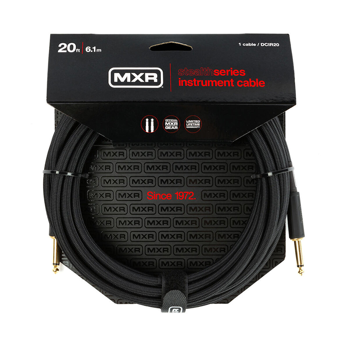 MXR DCIR20 Stealth Series Instrument Cables Enstüman Kablosu (6 Metre)
