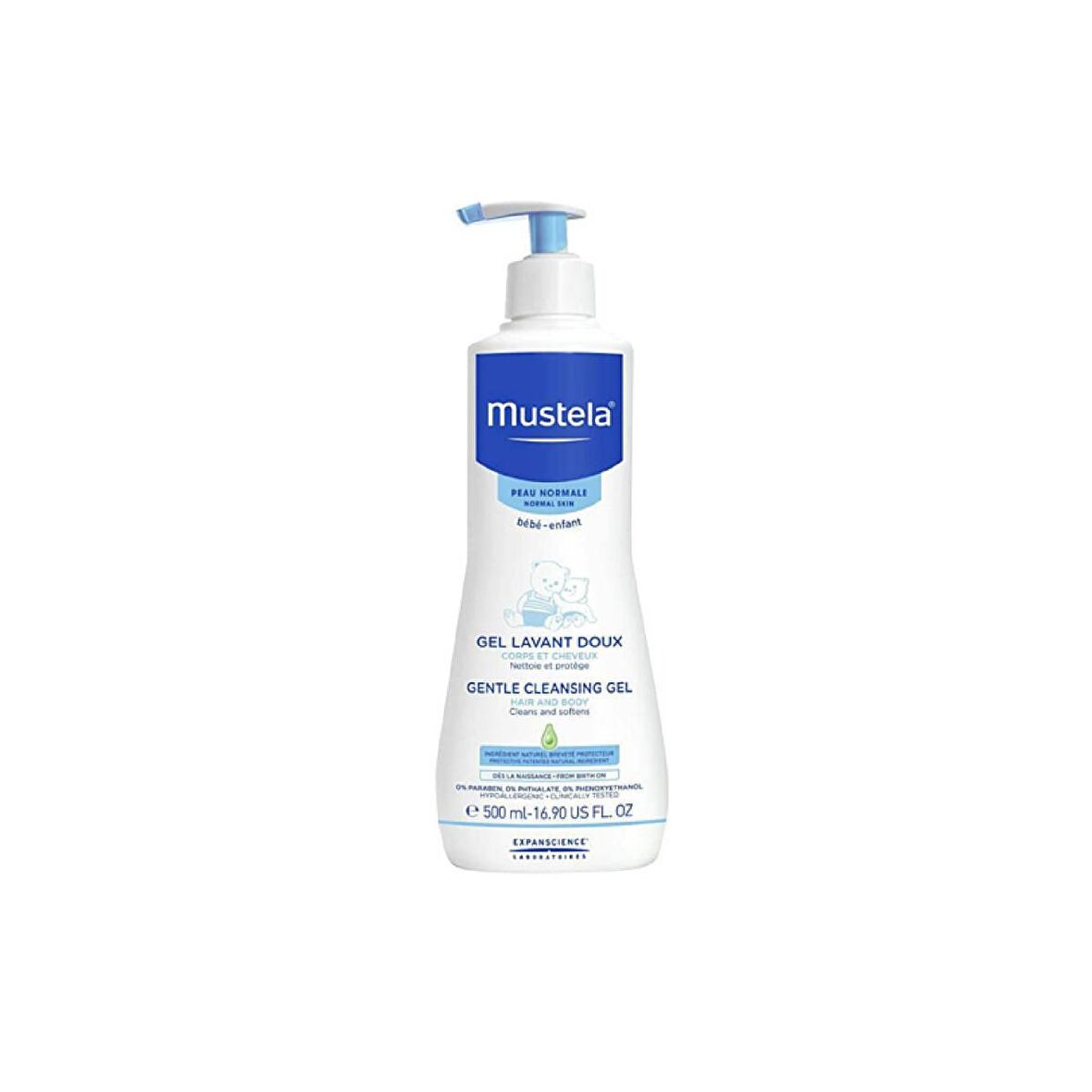 Mustela Gentle Cleansing Gel (500 ml) Yenidoğan Şampuanı