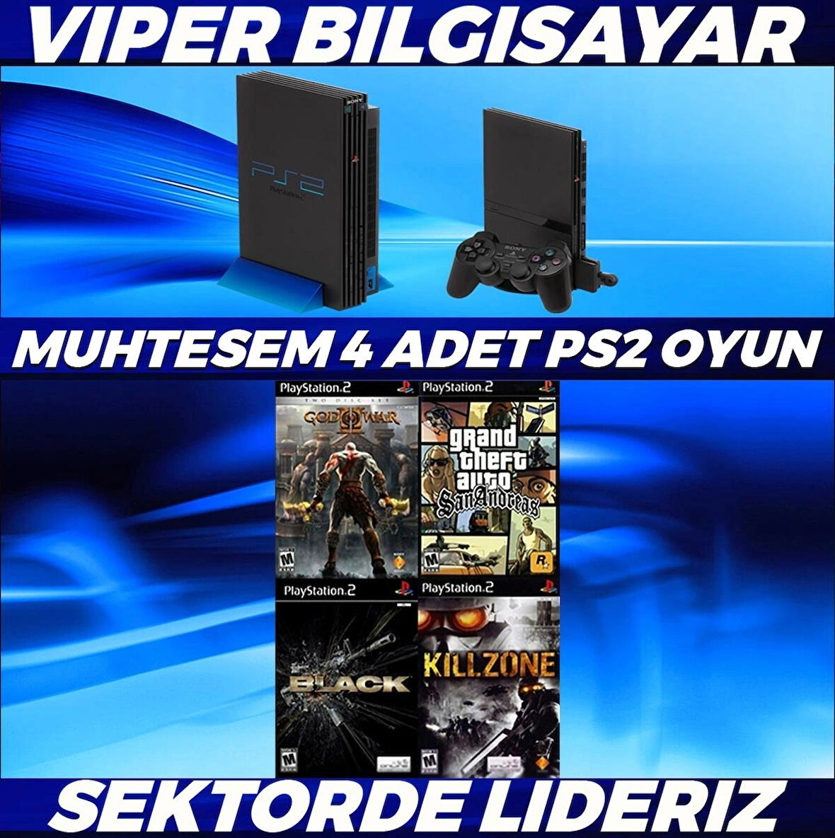 MUHTEŞEM 4 ADET PS2 OYUN [ AÇIKLAMAYI OKUYUNUZ ]