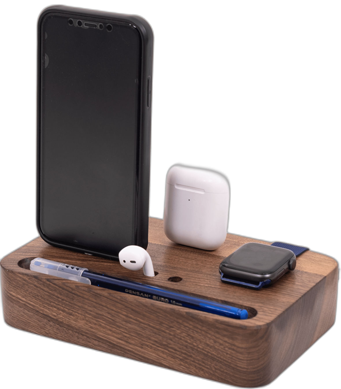 İphone Airpods Apple Watch Uyumlu 3in1 Ahşap Şarj Standı Dock Şarj Ünitesi Şarj Istasyonu, Yeni Ofis Hediyesi,İş Yeri Hediyesi,Doğum Günü Yeni Yaş, Şarj Cihazı Standı