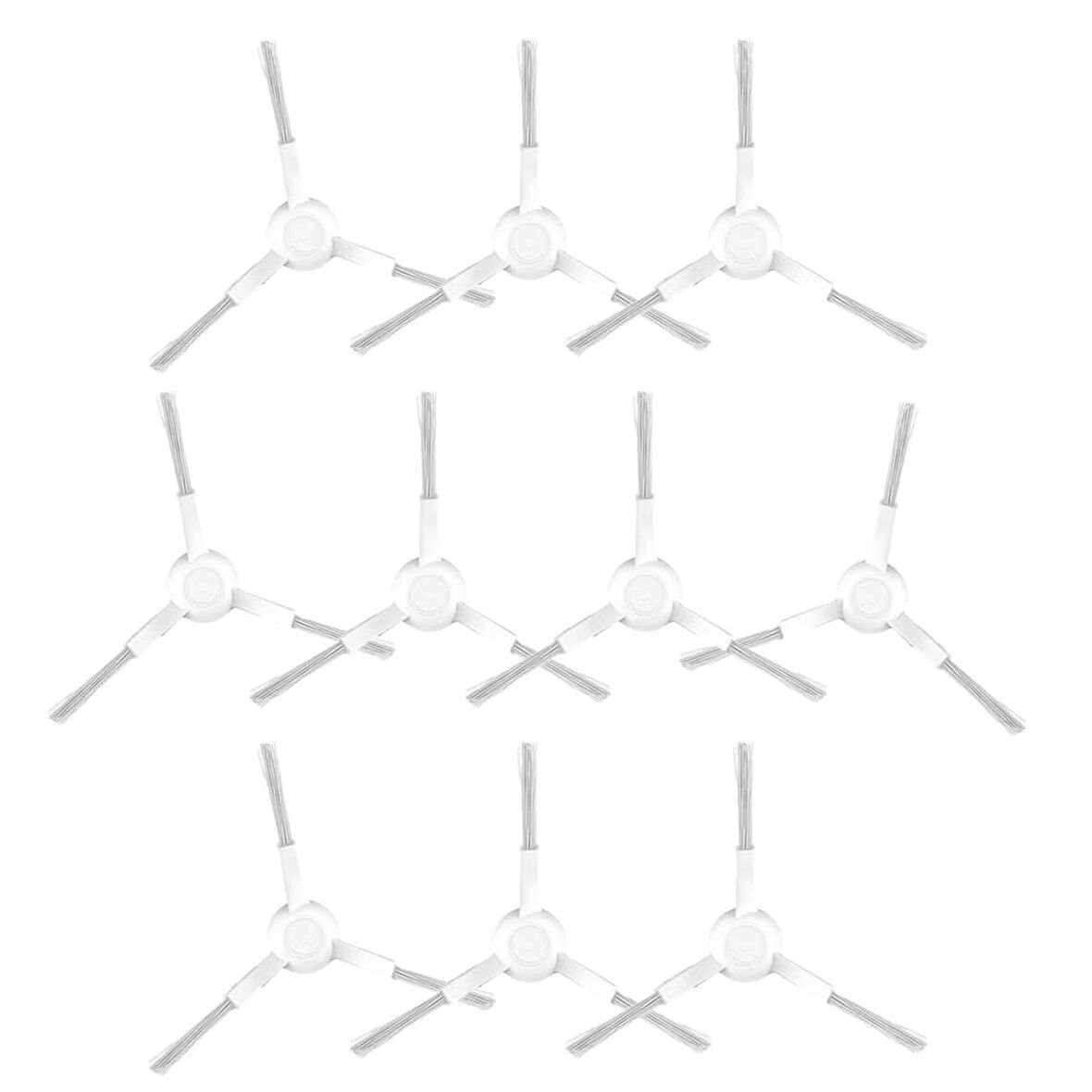 Xiaomi Mop Pro (STYTJ02YM) Uyumlu 10 Adet Beyaz Yan Fırça