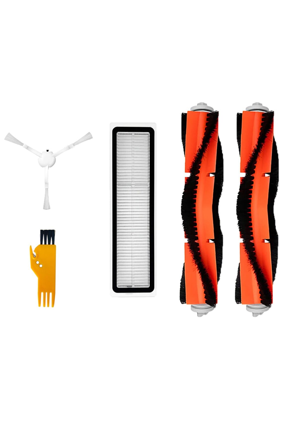 Xiaomi Dreame D9 Uyumlu 5 Parça Yedek Filtre Fırça Seti