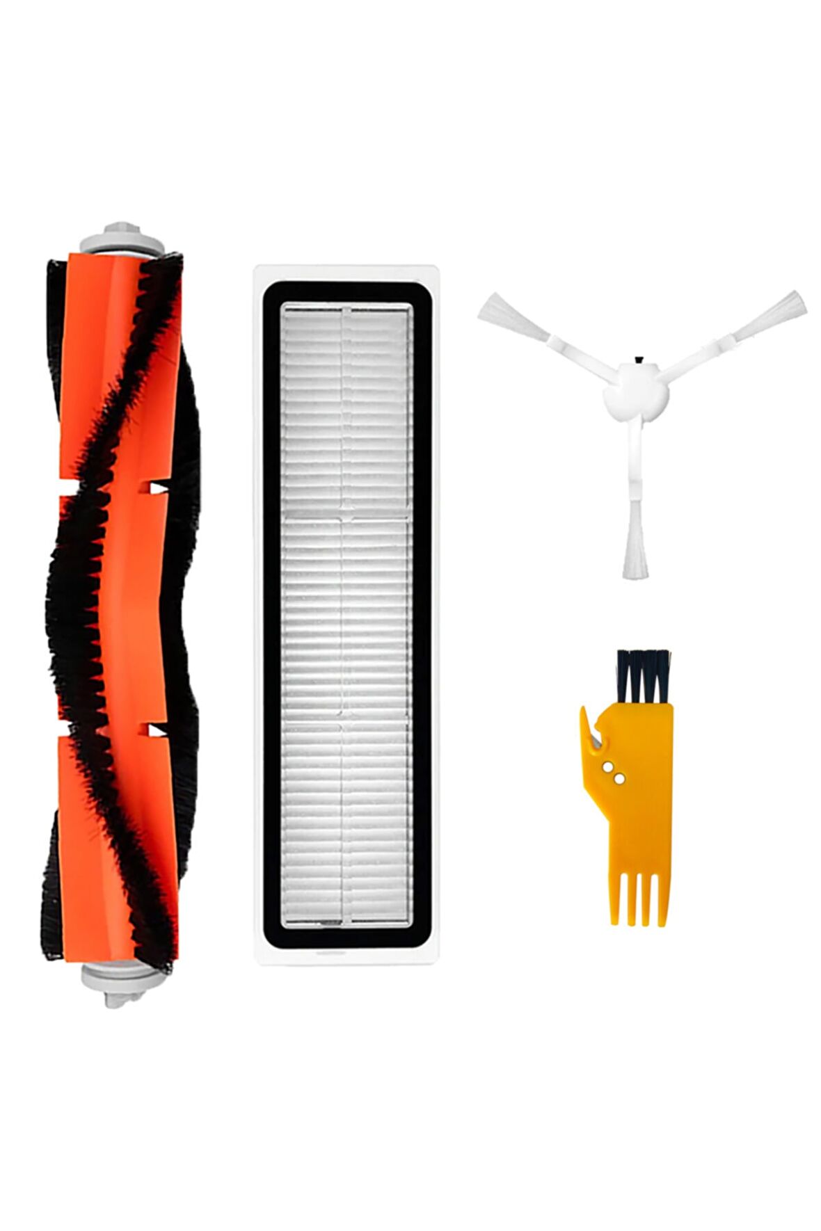 Xiaomi Dreame D9 Uyumlu 4 Parça Yedek Filtre Fırça Seti