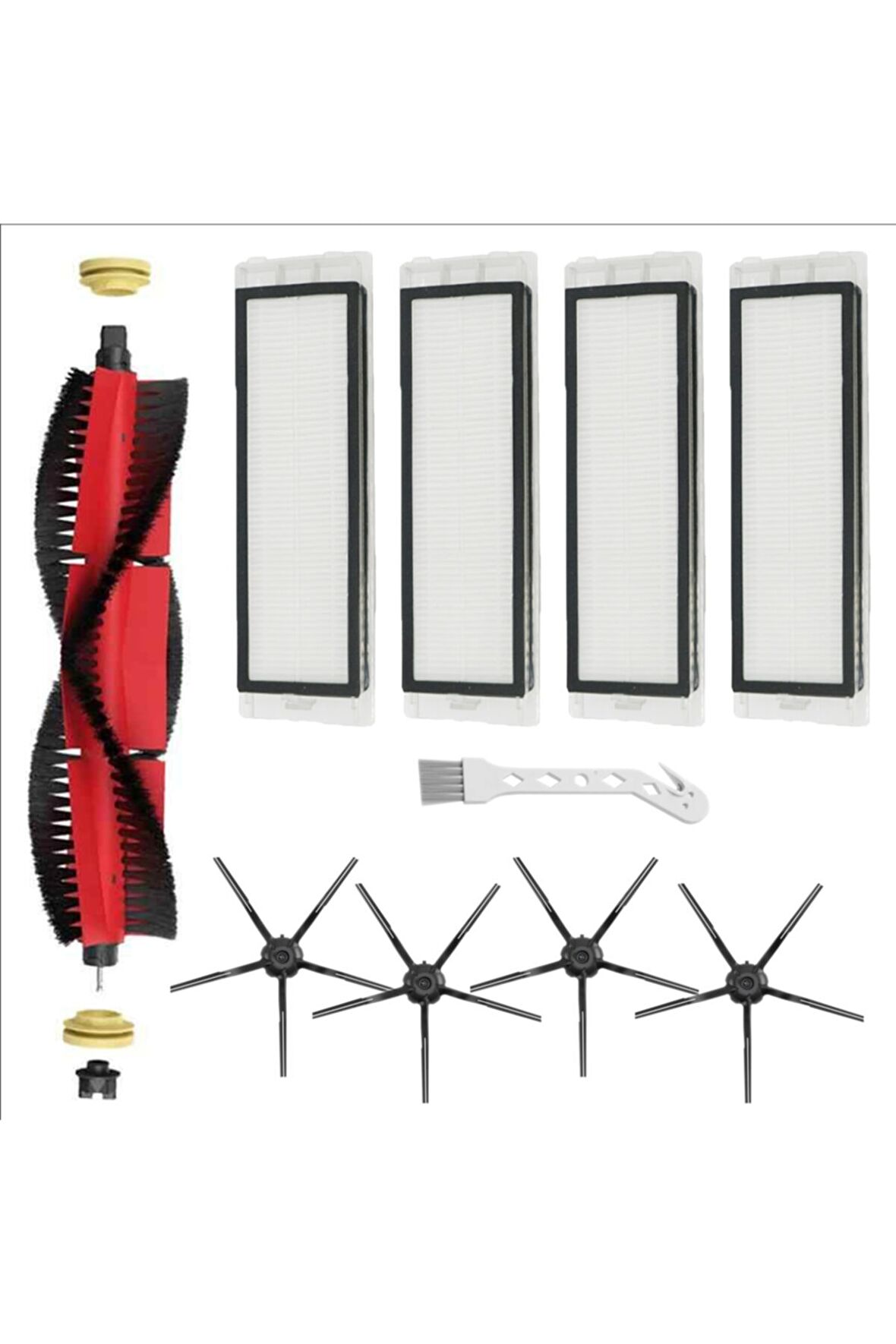 Roborock S6 Max Robot Cleaner Siyah Uyumlu Filtre Seti Megaset