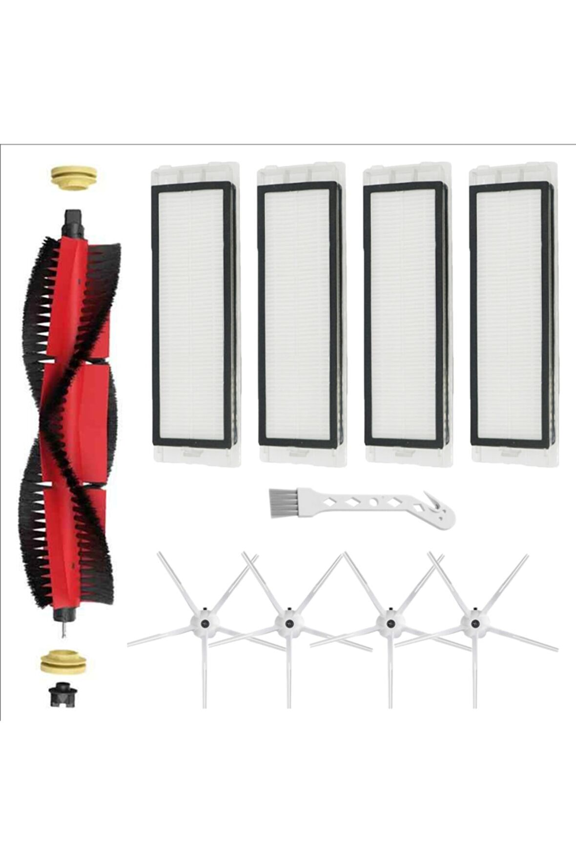 Roborock S6 Max Robot Cleaner Beyaz Uyumlu Filtre Seti - Megaset