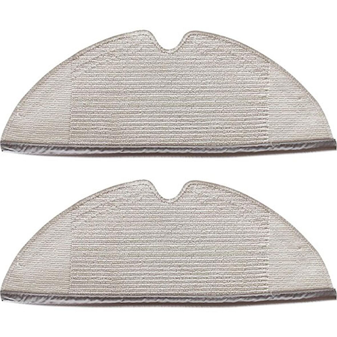 Mija Roborock S6 Max Vacuum Cleaner Uyumlu 2 Adet Fiber Mop Bezi