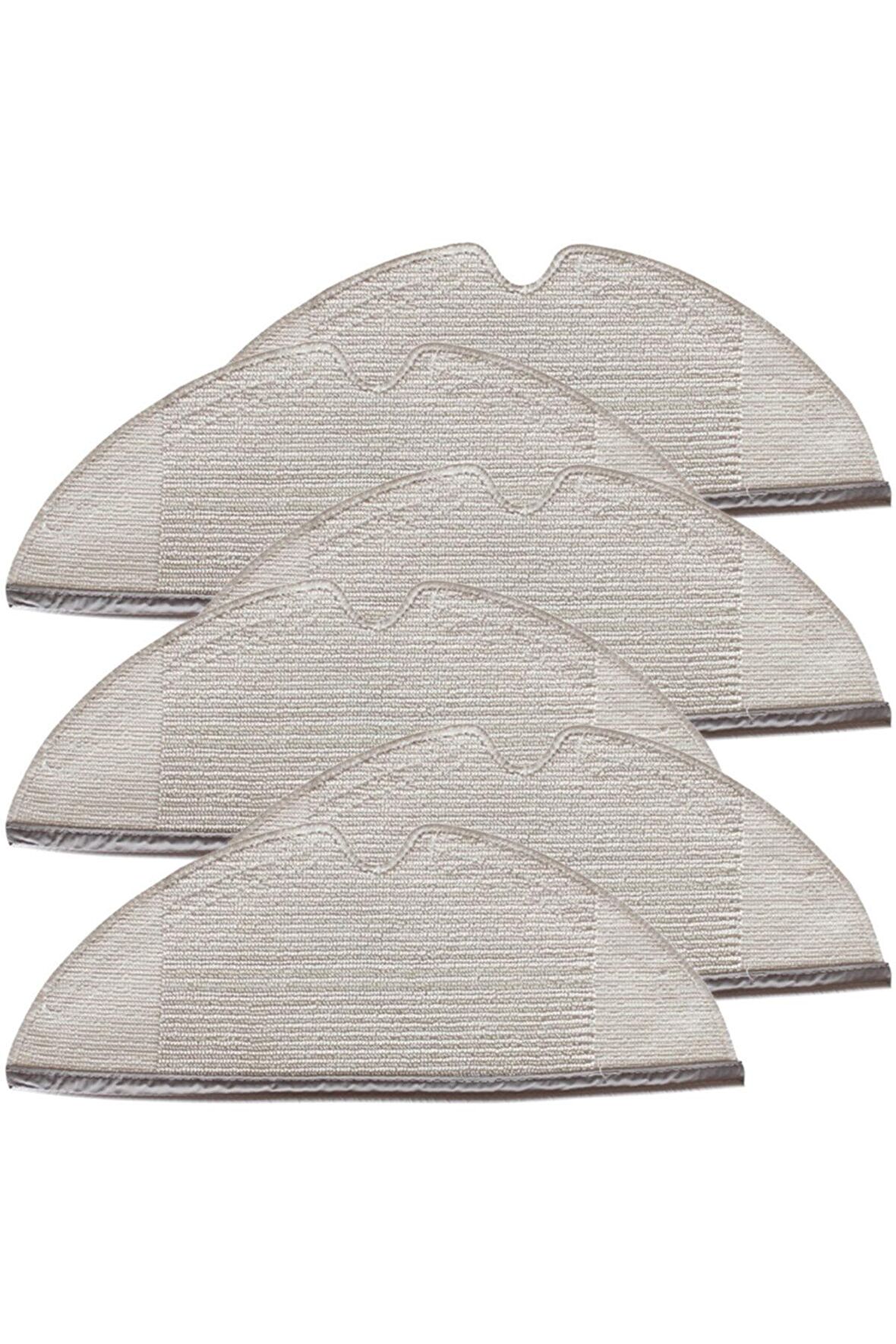 Roborock S55 Vacuum Cleaner Uyumlu 6 Adet Fiber Mop Bezi