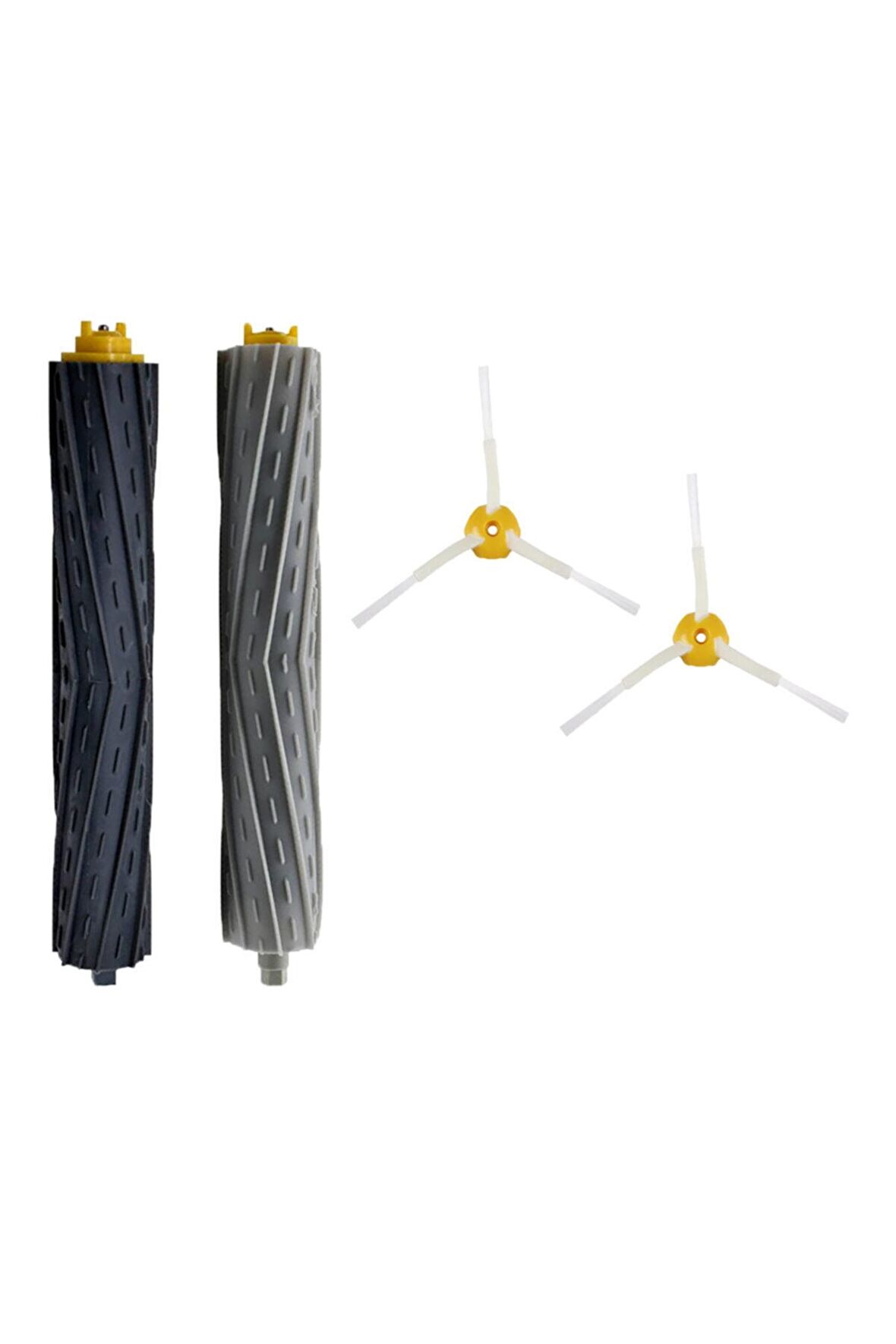 I-robot Roomba 800 Serisi Uyumlu 4 Parça Yedek Filtre Fırça Seti