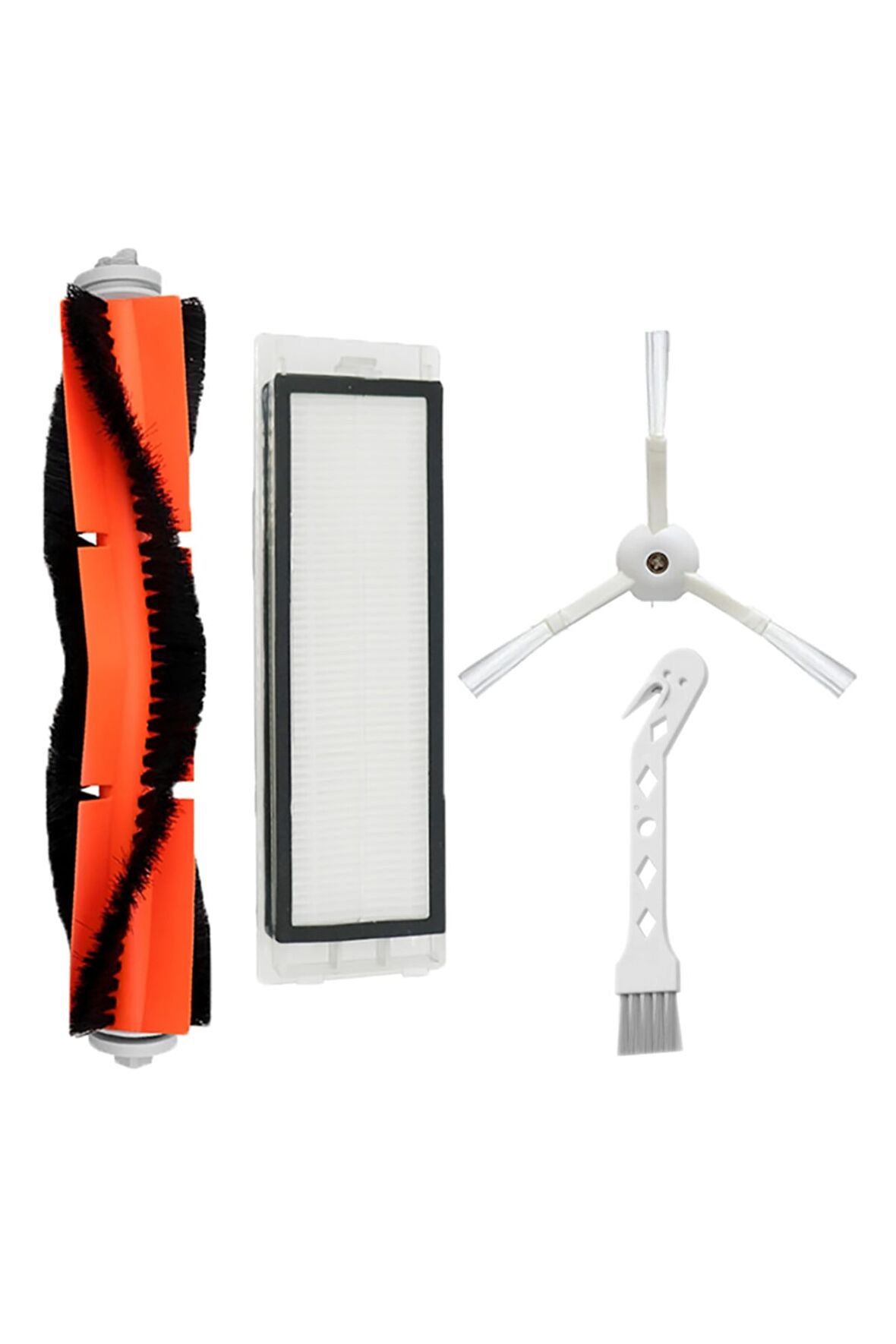 Roborock S50 Uyumlu 4 Parça Yedek Filtre Fırça Seti