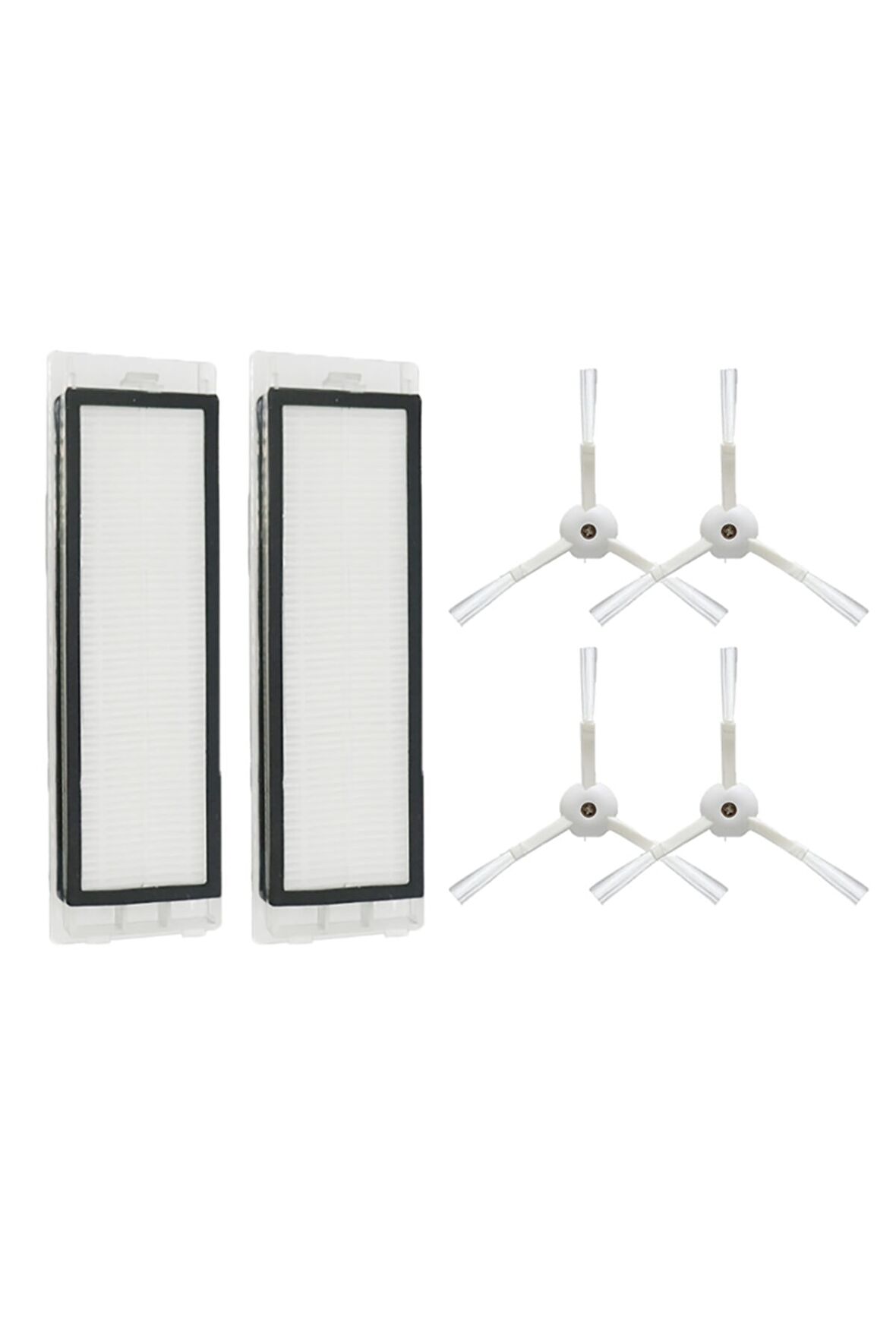 Roborock S5 Uyumlu 6 Parça Yedek Filtre Fırça Seti