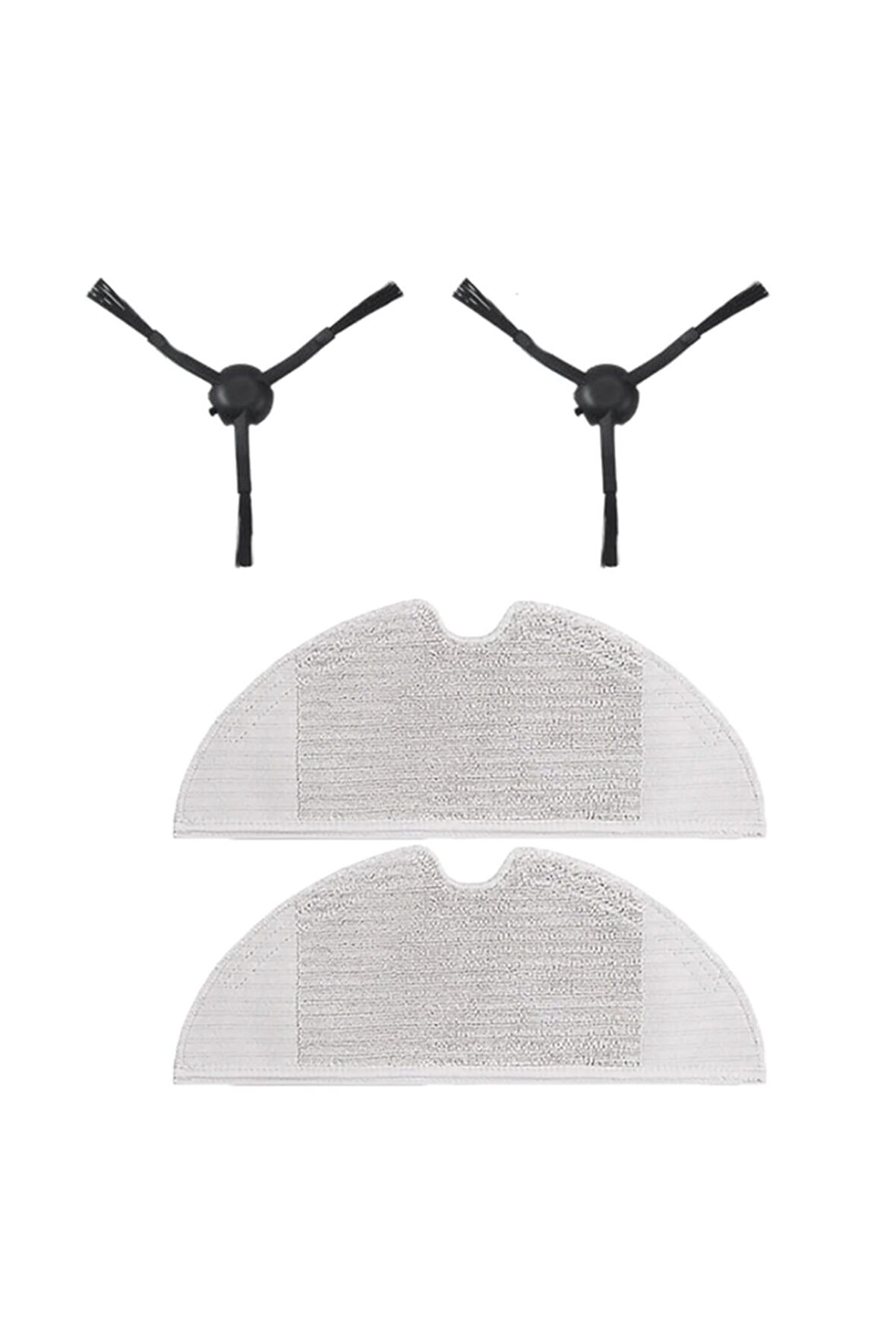 Xiaomi Mop 2 Pro + (stytj02zhm) Uyumlu 4 Parça Yedek Filtre Fırça Seti