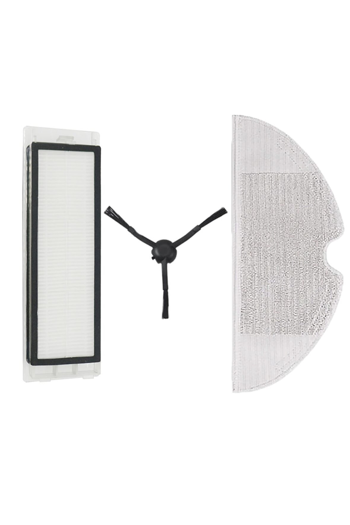 Xiaomi Mop 2 Pro + (stytj02zhm) Uyumlu 3 Parça Yedek Filtre Fırça Seti