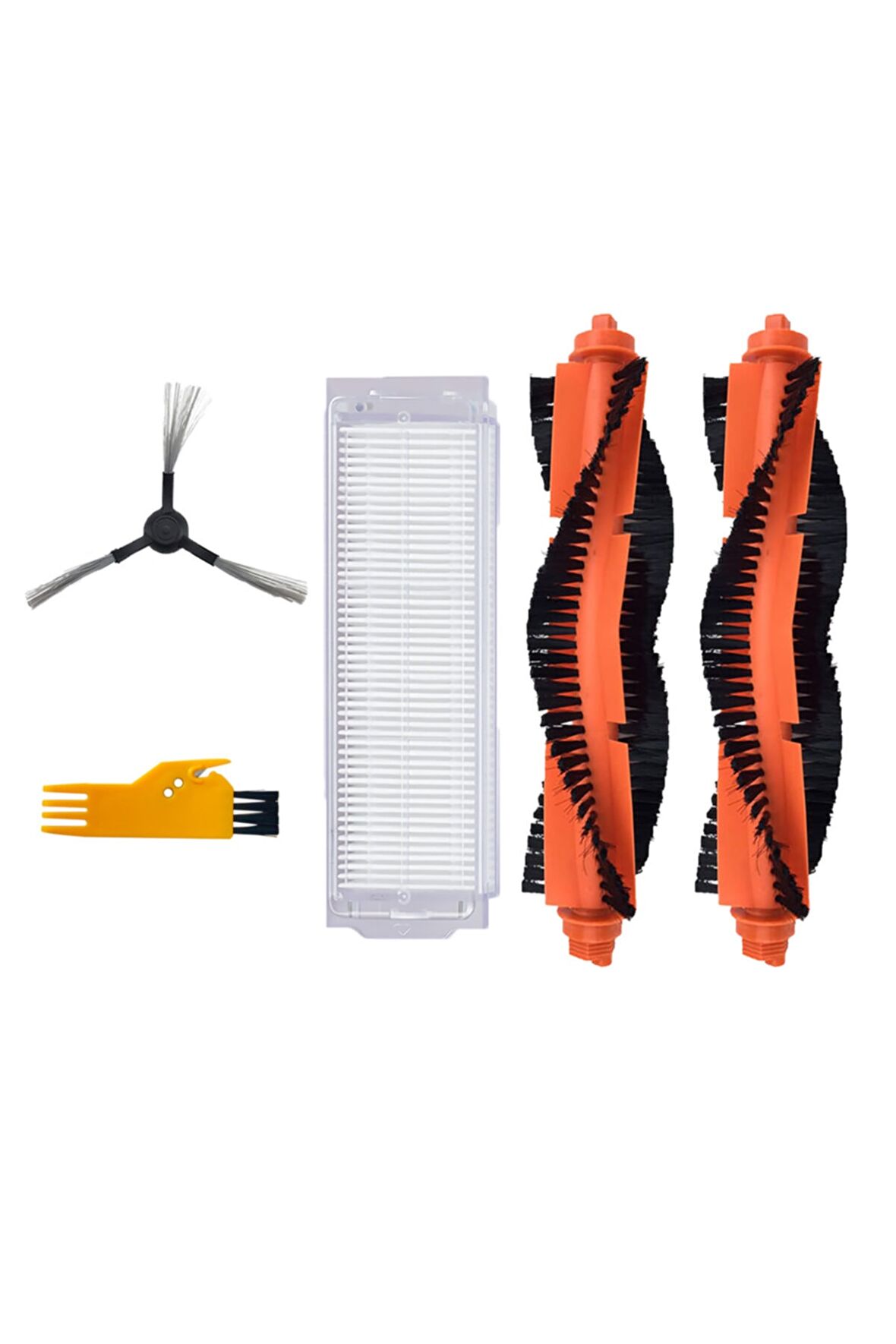 Xiaomi Mop Pro (stytj02ym) Uyumlu 5 Parça Yedek Filtre Fırça Seti