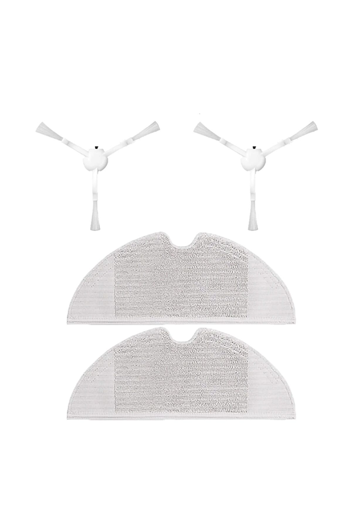 Xiaomi 1c Vacuum Mop (stytj01zhm) Uyumlu 4 Parça Fırça Mop Bezi Seti