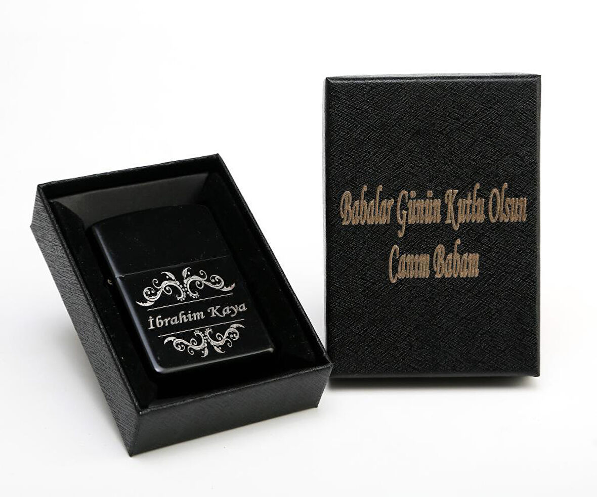 Kişiye Özel Babalar Günü Hediyesi  Benzinli Çakmak KHNÇK000208