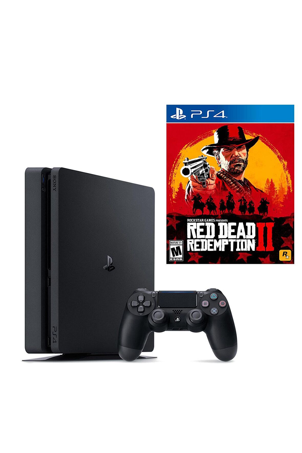 Playstation 4 Slim 500 GB + PS4 Red Dead Redemption 2