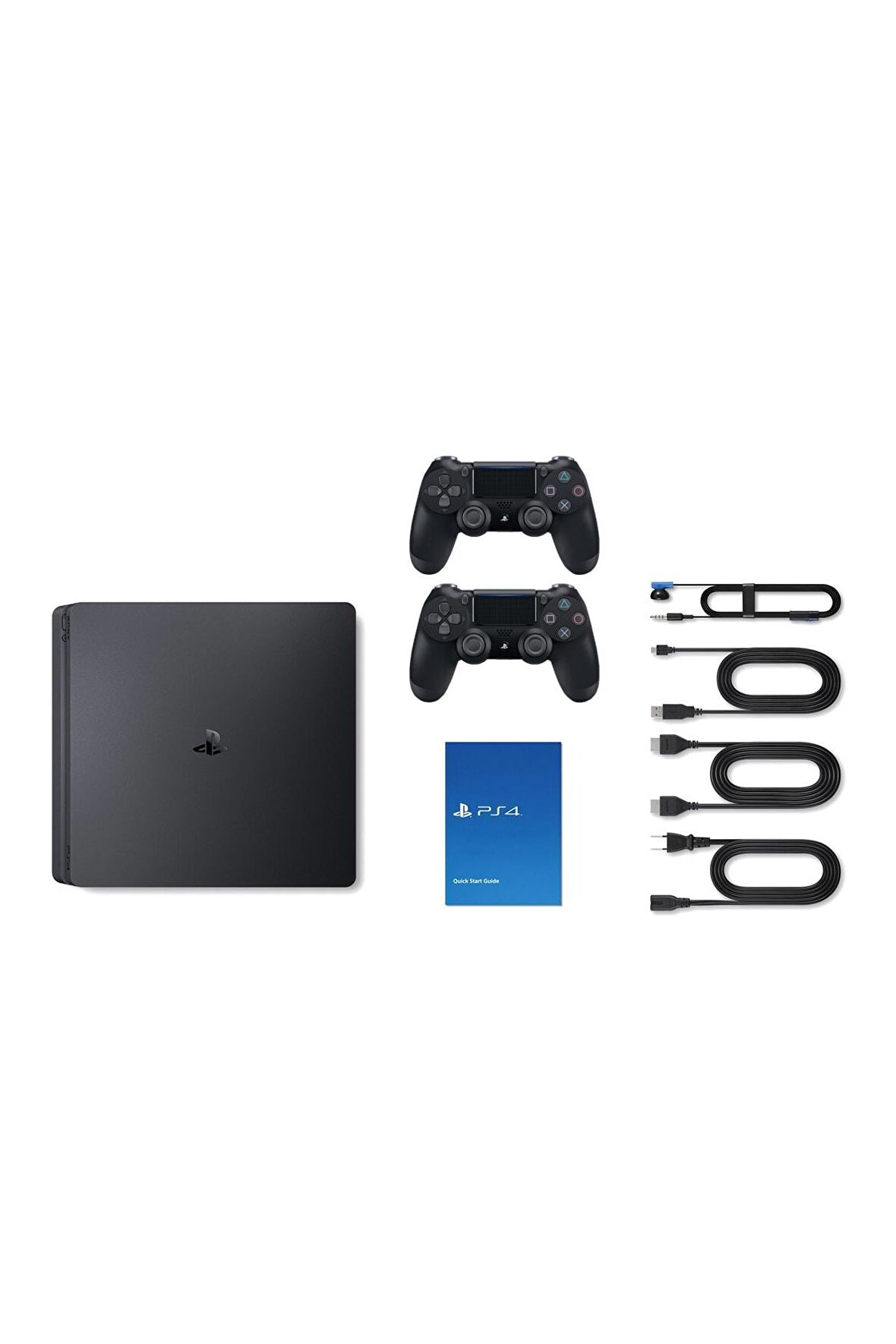 Playstation 4 Slim 500 GB + 2. PS4 Kol + PS4 Fifa 2020