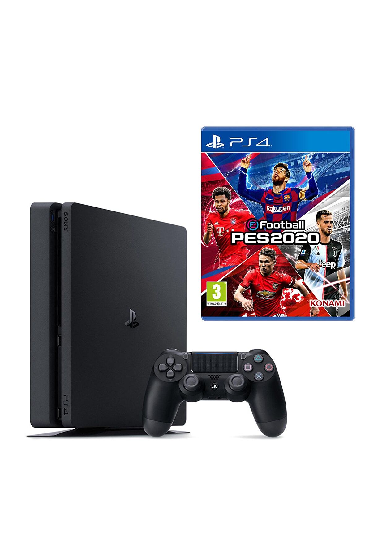 Playstation 4 Slim 500 GB + PS4 Pes 2020