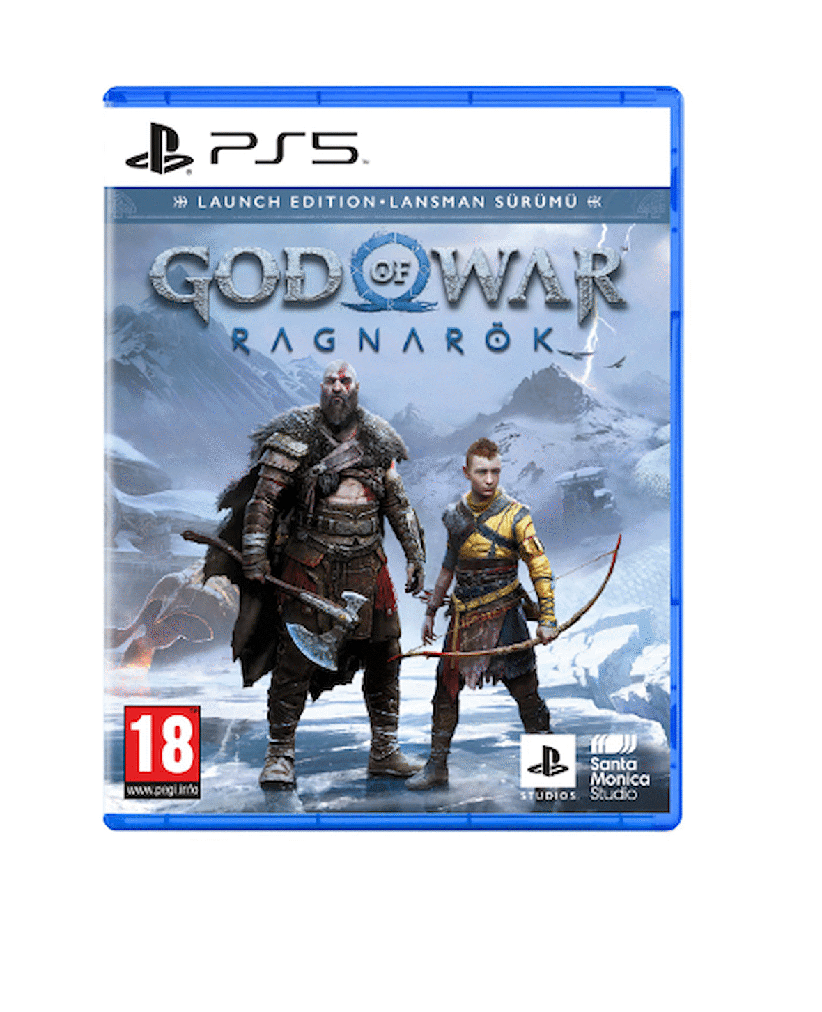 God Of War Ragnarok Launch Edition, Türkçe Altyazı, Kültür Bakanlığı Bandrollü,şeritli Ps5 Oyun