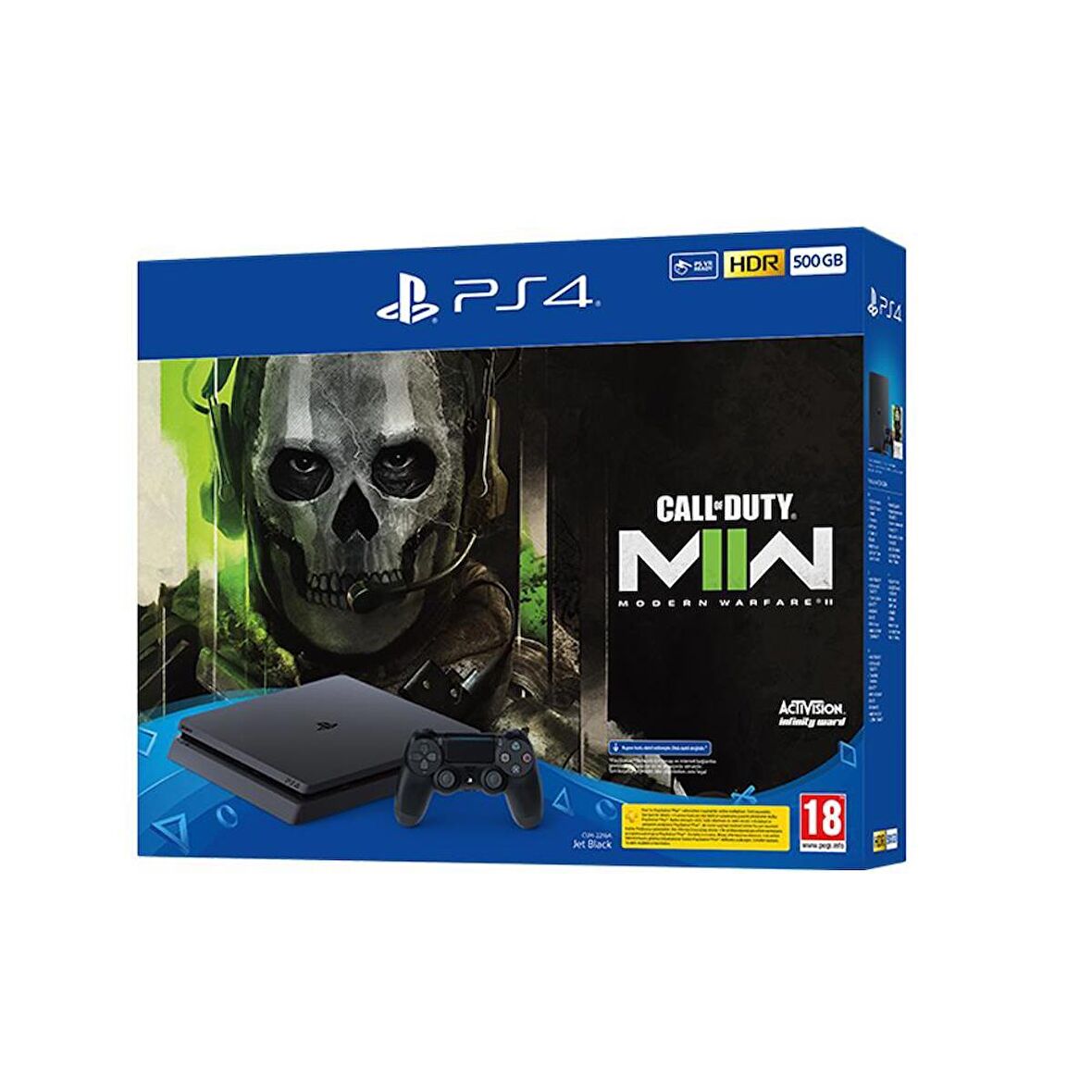 SONY PLAYSTATİON 4 SLİM OYUN KONSOLU 500GB CALL OF DUTY MODERN WARFARE 2